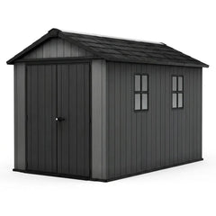 Keter 11’x7.5’ Newton Plus Side Entry Plastic Shed Graphite