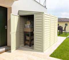Duramax 4 x 8 ft Lean To Sidemate Plastic Shed