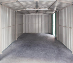 Globel 10 x 15 ft Dual Door Metal Workshop Garage