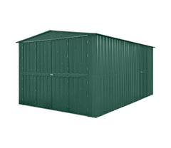 Globel 10 x 15 ft Dual Door Metal Workshop Garage