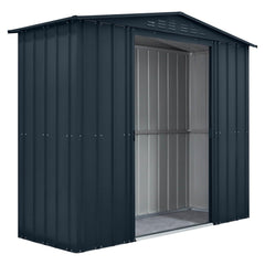 Globel 8 x 3 ft Grey Apex Metal Shed