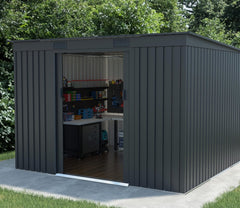 Lotus Sheds Adonis 9 x 8 ft Pent Metal Shed