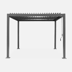Palace 3x3m Louvered pergola aluminium and steel 3 x 3m