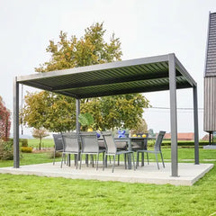 Palace 4x3m Louvered Pergola – Aluminium & Steel