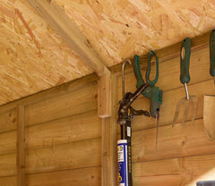 Rowlinson 6 x 8 ft Shiplap Apex Shed