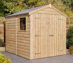 Rowlinson 6 x 8 ft Shiplap Apex Shed
