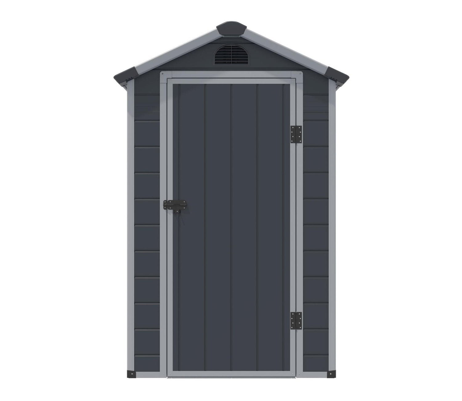 Rowlinson Airevale 4 x 6 ft Dark Grey Plastic Apex Shed