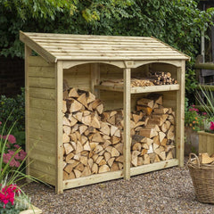 Signature Heritage T&G Tall Double Log Store