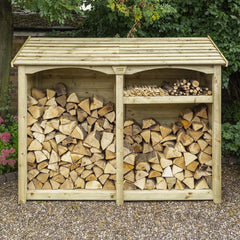 Signature Heritage T&G Tall Double Log Store