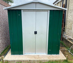 YardMaster 6 x 6 ft Emerald Deluxe Metal Shed